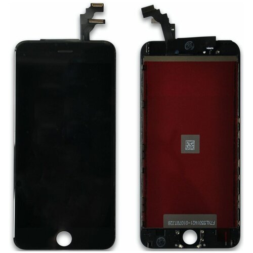 Набор iZapp для ремонта для iPhone 6: дисплей в сборе черный, защитное стекло, набор инструментов модуль в наборе для iphone 6 zeepdeep экран черный защитное стекло набор инструментов