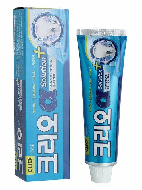 Зубная паста Alpha Solution Total Care Plus Toothpaste 120г, CLIO, 8801441019246