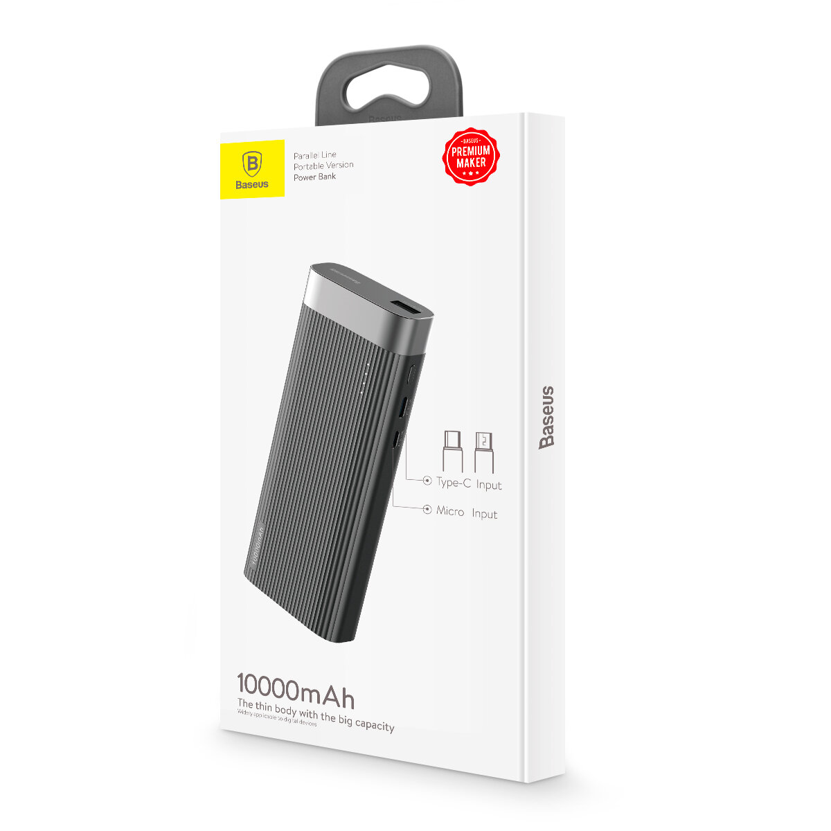 Портативный аккумулятор Baseus Thin Version Wireless Charge Power Bank 10000 mAh