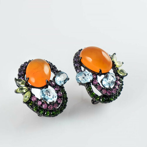 Серьги серебро, 925 проба