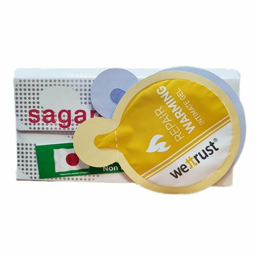 Набор полиуретановых презервативов Sagami Original 002 SET 10 шт. + подарок