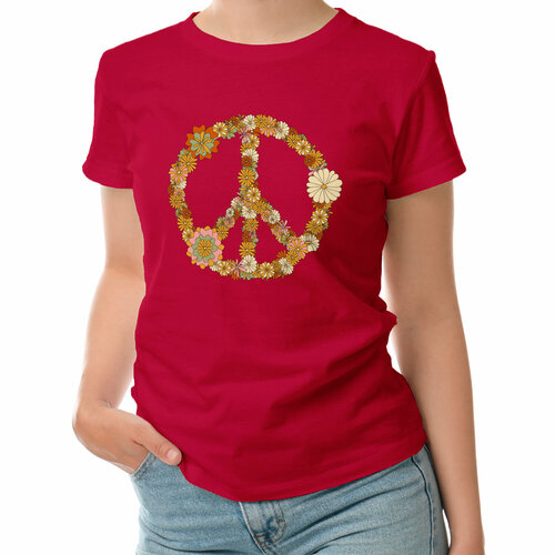 фото Футболка roly, размер s, красный