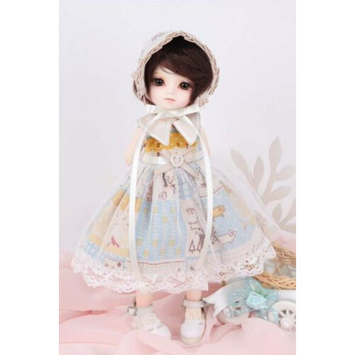 Голубой комплект Luts Nut Cracker Ver. 3 Blue (Щелкунчик для кукол БЖД Латс 26 см) uncle 70cm 1 3 bjd sd17 sd13 wood chair stool wooden furniture dollfie eid dream mid dk luts soom dod dollmore luts aod dz dd af