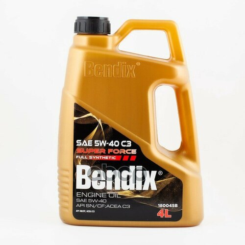 Масло Моторное Bendix Super Force 5W-40 Синтетическое 4 Л 180045B BENDIX арт. 180045B