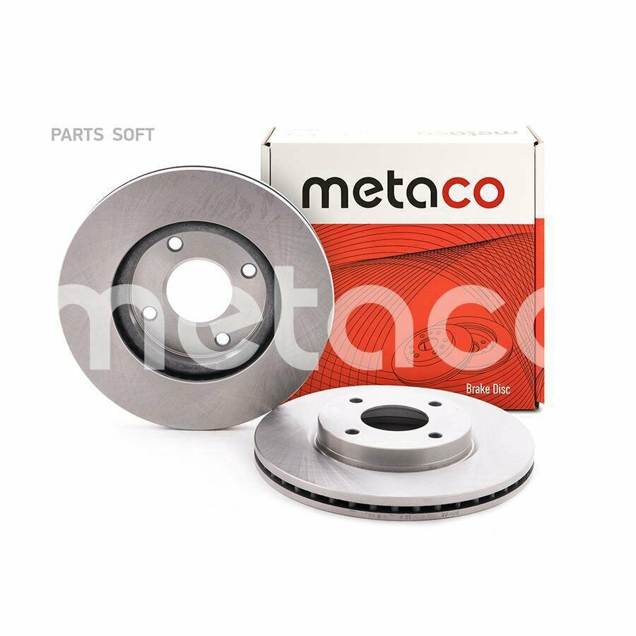 Диск тормозной передний вентилируемый METACO / арт. 3050031 - (1 шт)