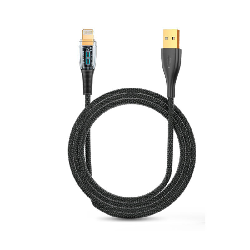 Кабель PALMEXX USB-A to Lightning, PD 30W, длина 1.2м, голубой — фото 1