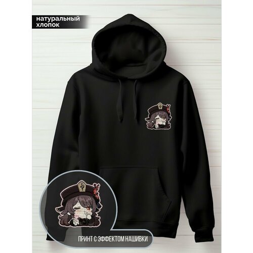 фото Худи hypnotica, размер m, черный