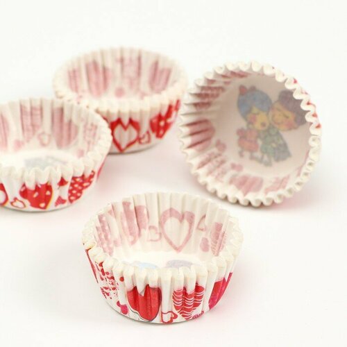 Форма для выпечки Сердца 35 х 2 см 300шт 412₽