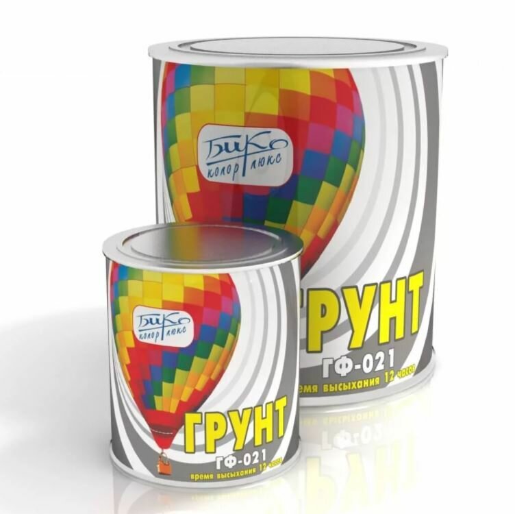 фото Грунт ГФ-021 Бико колор Люкс красно-коричневый 1.8кг
