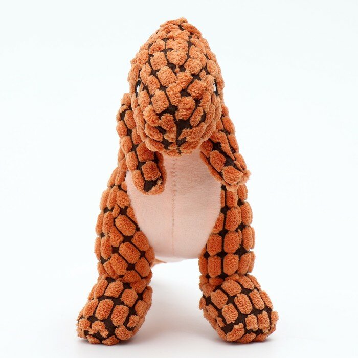 Игрушка мягка для собак "Дино", 32 см, оранжевый - фотография № 1