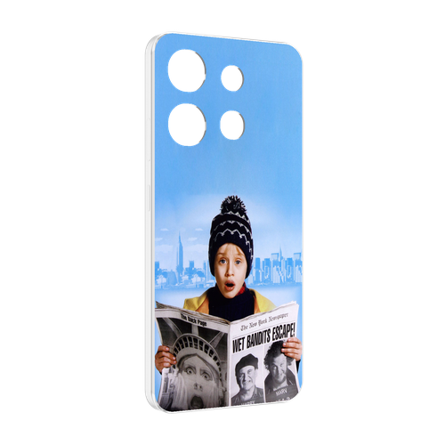 Чехол MyPads один-дома-детский для Infinix Smart 7 задняя-панель-накладка-бампер
