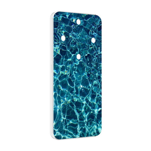 Чехол MyPads красивая голубая вода для Honor Magic 5 Lite / Honor X9a задняя-панель-накладка-бампер