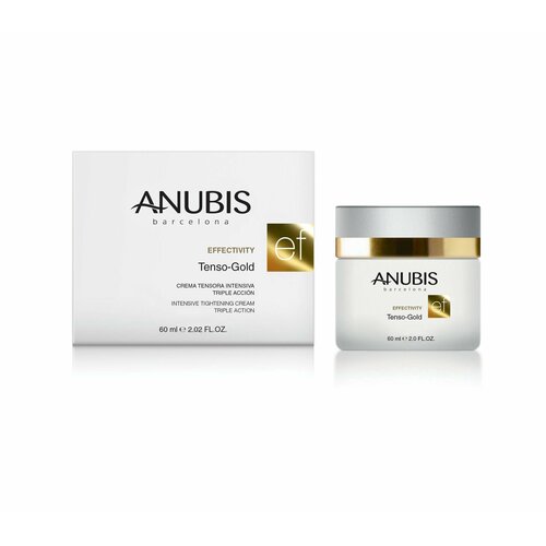 ANUBIS Barcelona Крем лифтинг Tenso Gold 60 мл EFFECTIVITY anubis barcelona лифтинг концентрат мгновенная красота concentrate instant beauty flash 20мл