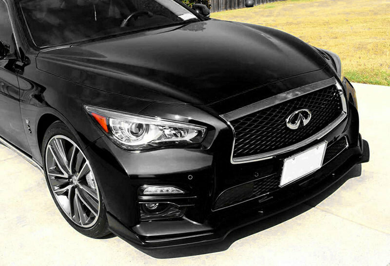 Губа переднего бампера INFINITI Q50 2014-2017 — фото 3