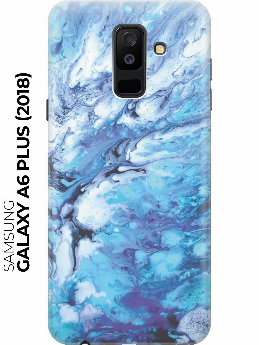 RE: PAЧехол - накладка ArtColor для Samsung Galaxy A6 Plus (2018) с принтом "Синий мрамор"