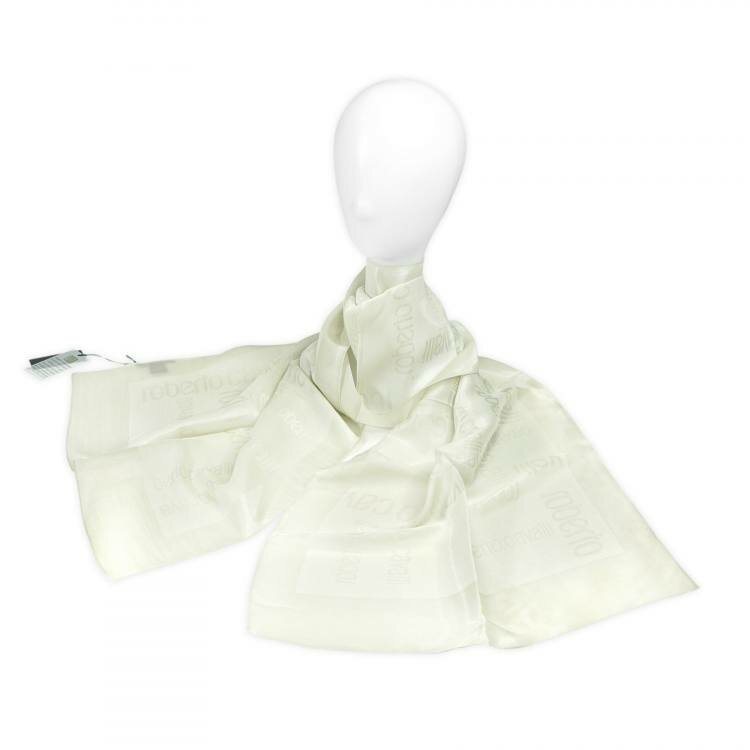 фото Светлый шарф Roberto Cavalli 15232