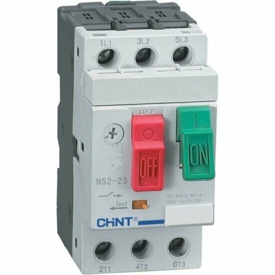 Выключатель автоматический для защиты двигателя Chint 17-23А NS2-25 (R), 495084