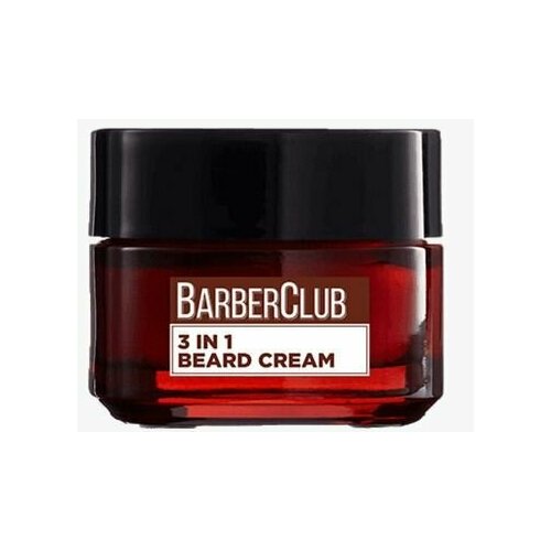 Крем для бороды питательный 3-в-1 LOreal Paris Men Expert Barber Club с маслом можжевельника виргинского 50 мл Из Финляндии 3499₽