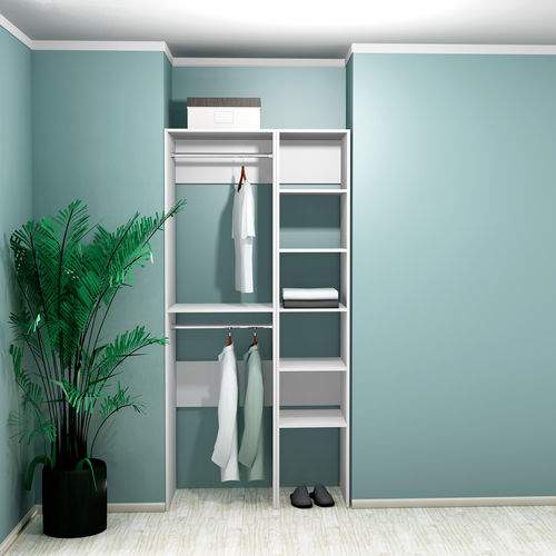 Гардеробная система Комплект стеллаж Модус 7 100х40х2084 см 19943₽