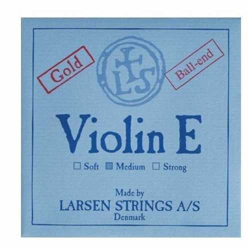 Струны для скрипки Larsen Strings Original струна Ми для скрипки 4/4 сильное натяжение углеродистая сталь шарик