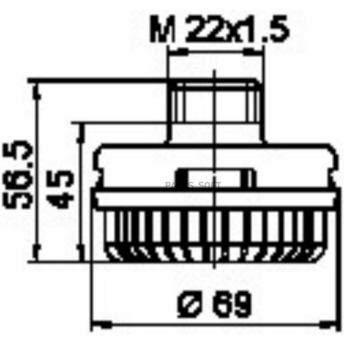 WABCO 4324070600 Гушитеь шума к паи Wabco