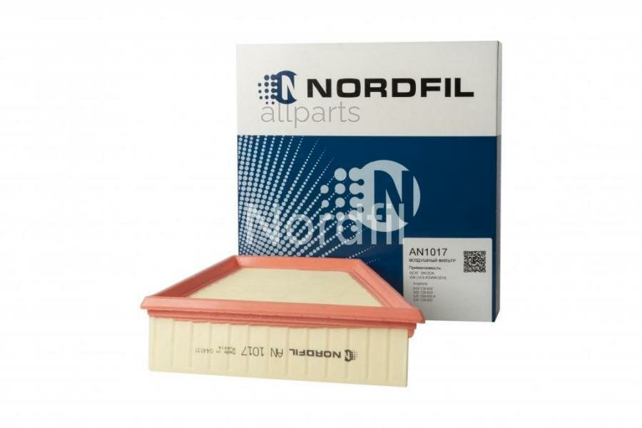 NORDFIL AN1017 Фильтр воздушный Seat Ibiza IV V Toledo IV Skoda Fabia I II Rapid Roomster VW Polo IV V