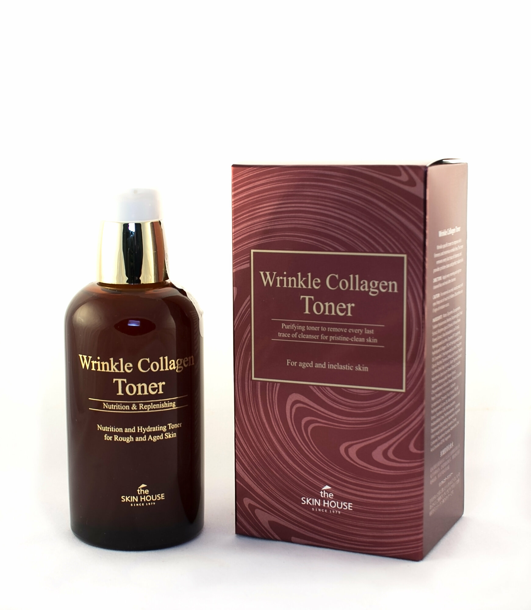 Антивозрастной тонер с коллагеном "Wrinkle Collagen", 130мл, The Skin House