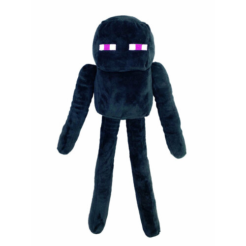 фото Мягкая игрушка майнкрафт "эндермен" (enderman), 45 см minecraft