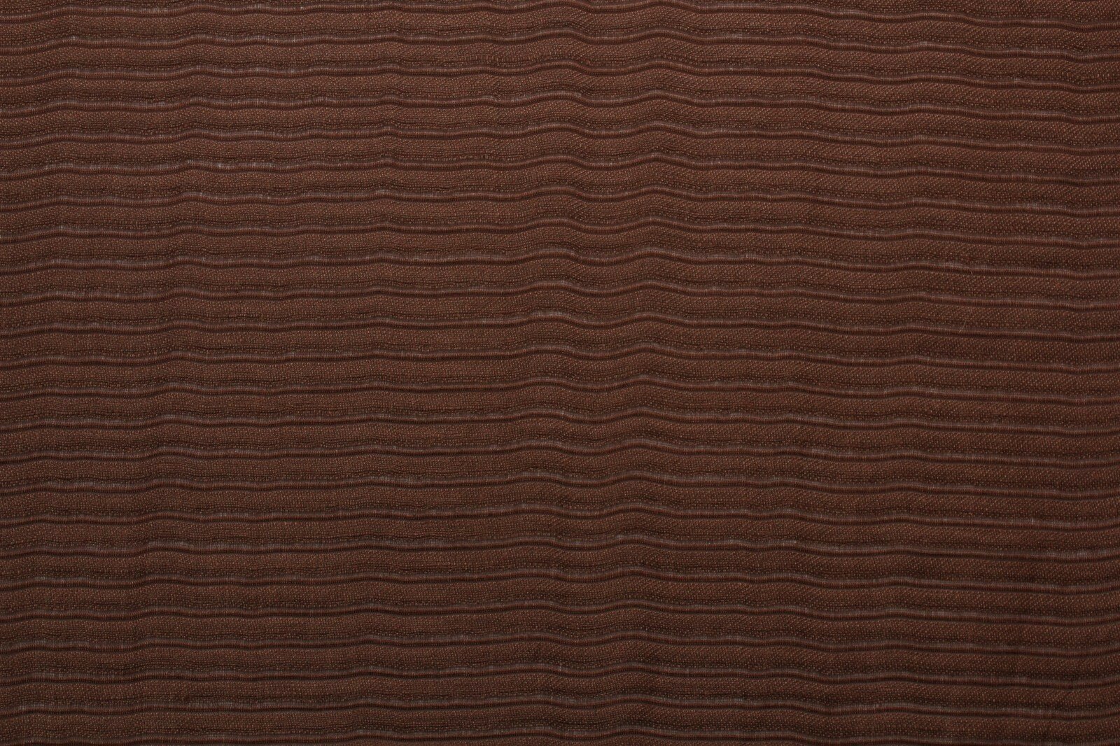 Ткань Вуаль-жаккард тёмно-коричневый в полоску, ш128см, 0,5 м