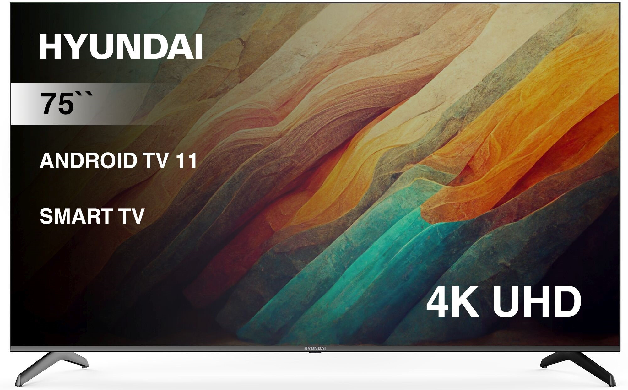 Телевизор Hyundai Android TV H-LED75BU7006, 75", LED, 4K Ultra HD, Android TV, черный - фото №19