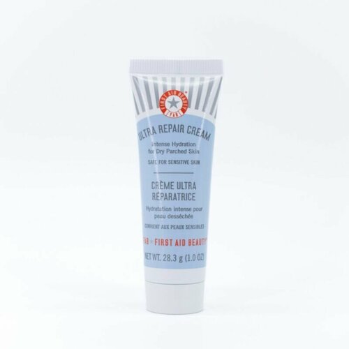 Успокаивающий питательный крем для лица и тела мини-формат FIRST AID BEAUTY FAB Ultra Repair Cream intense hydration for dry parched skin Safe for Sensitive Skin 28.3g