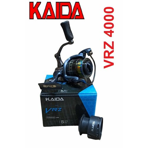 Катушка спиннинговая Kaida VRZ-4000 катушка спиннинговая kaida shine shn 2000 желтая