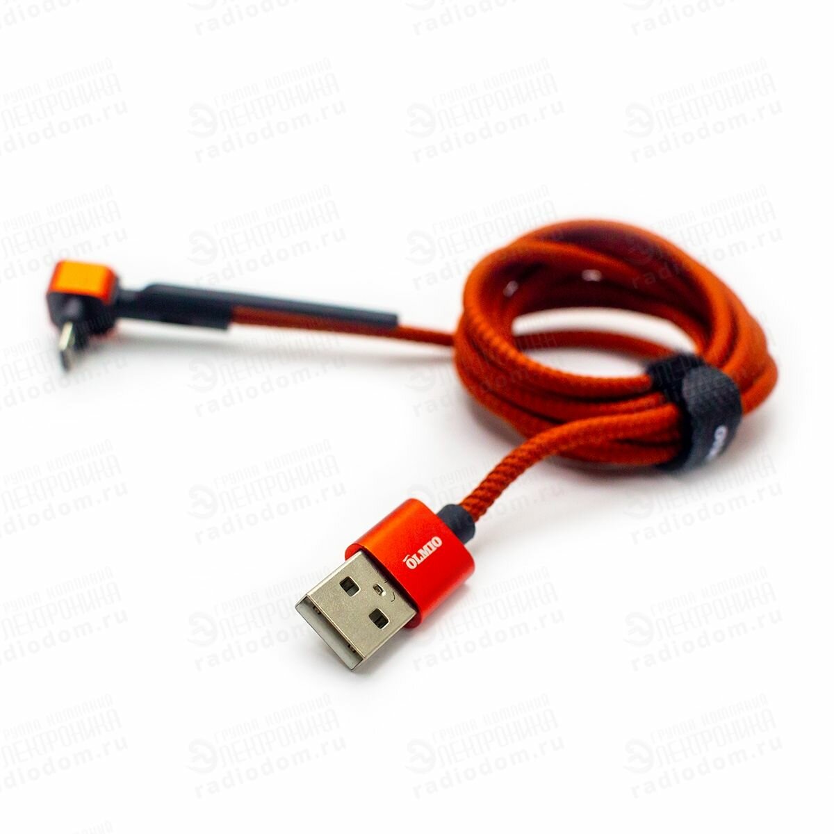 Кабель USB А - micro USB красный 1,2 м STAND OLMIO