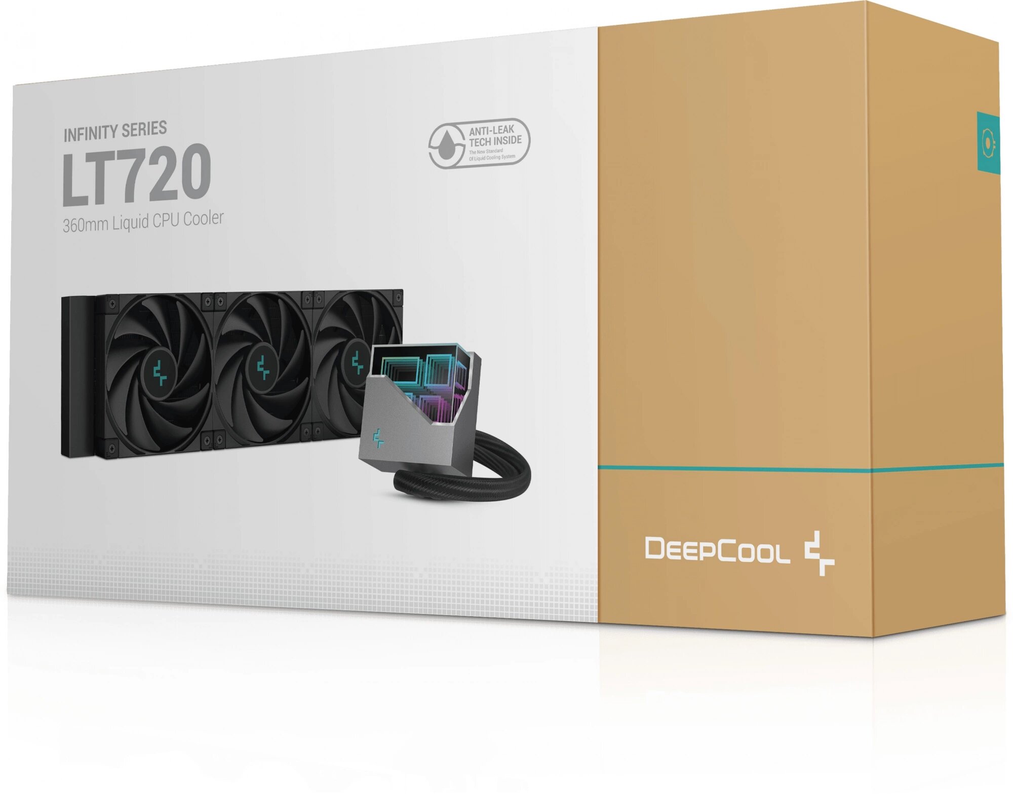 Система охлаждения жидкостная Deepcool LGA2066/2011-v3/2011/1700/1200/115x/sTRX4/sTR4/AM5/AM4 (3*120mm fan, 500-2250rpm, 85.85CFM, 32.9dBA, 4-pi - фото №11