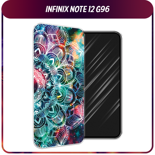 Силиконовый чехол на Infinix Note 12 G96 / Инфиникс Ноут 12 G96 Мандала космос силиконовый чехол на infinix note 12 g96 инфиникс ноут 12 g96 голубой мрамор рисунок