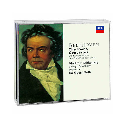 Vladimir Ashkenazy - Beethoven: Piano Concertos (Box) (3CD) 1995 Papersleeves In Box Аудио диск beethoven piano sonatas vladimir ashkenazy 1 cd