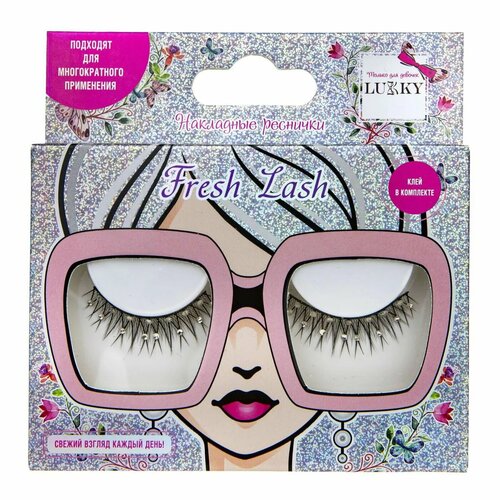 Накладные Ресницы Lukky Fresh Lash со стразами Роса 600₽