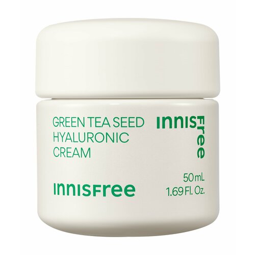 Увлажняющий крем для лица с экстрактом семян зеленого чая Innisfree Green Tea Seed Hyaluronic Cream эмульсия для лица innisfree увлажняющая эмульсия с экстрактом зеленого чая и гиалуроновой кислотой для сияния кожи green tea