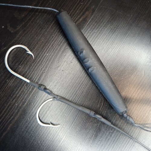 Снасть на сома на спиннинг или урез для ловли с квоком (Квок и Урез в комплект НЕ входит)