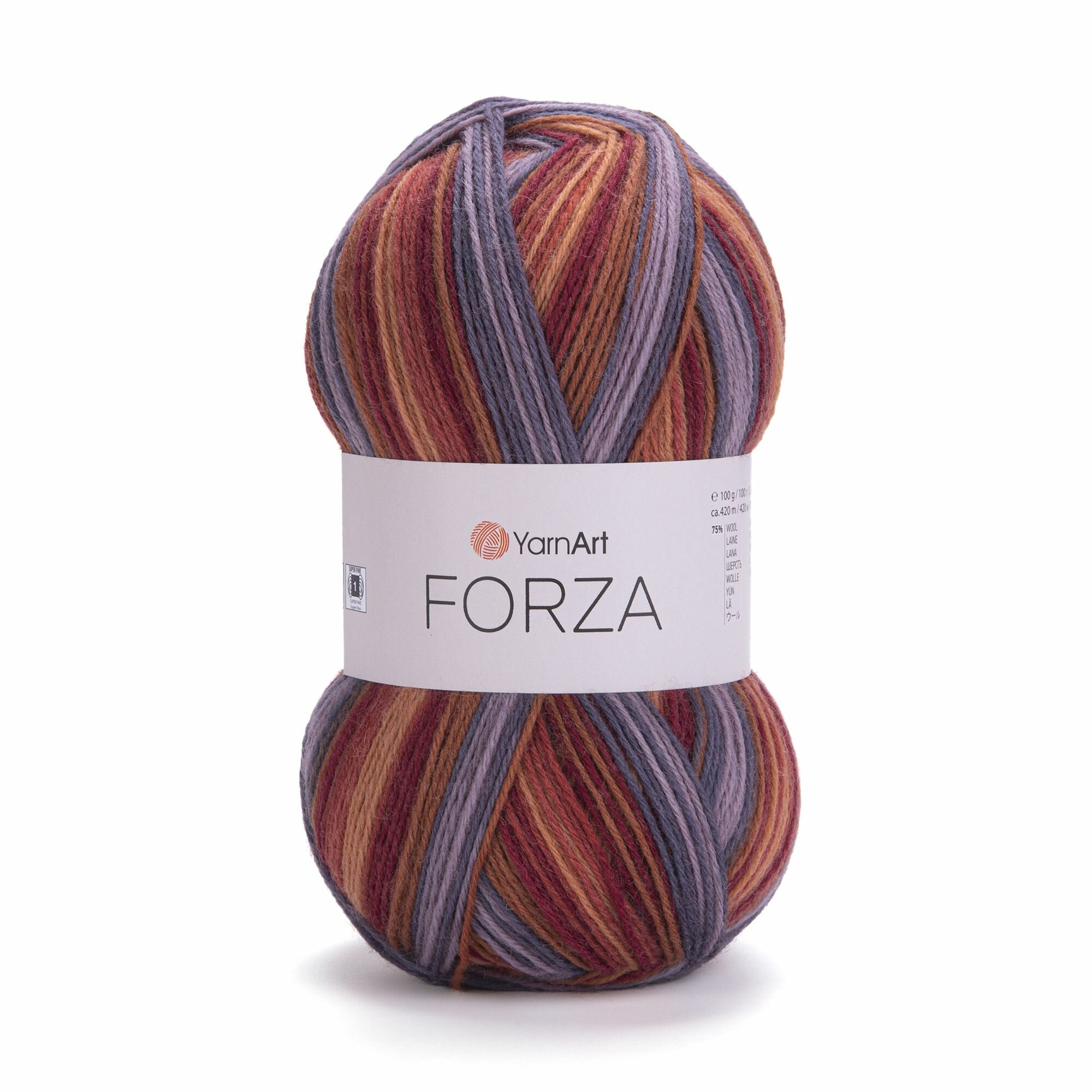 Пряжа YarnArt Forza (5шт.*100гр.-420м.) 75% шерсть; 25% полиамид; 2503