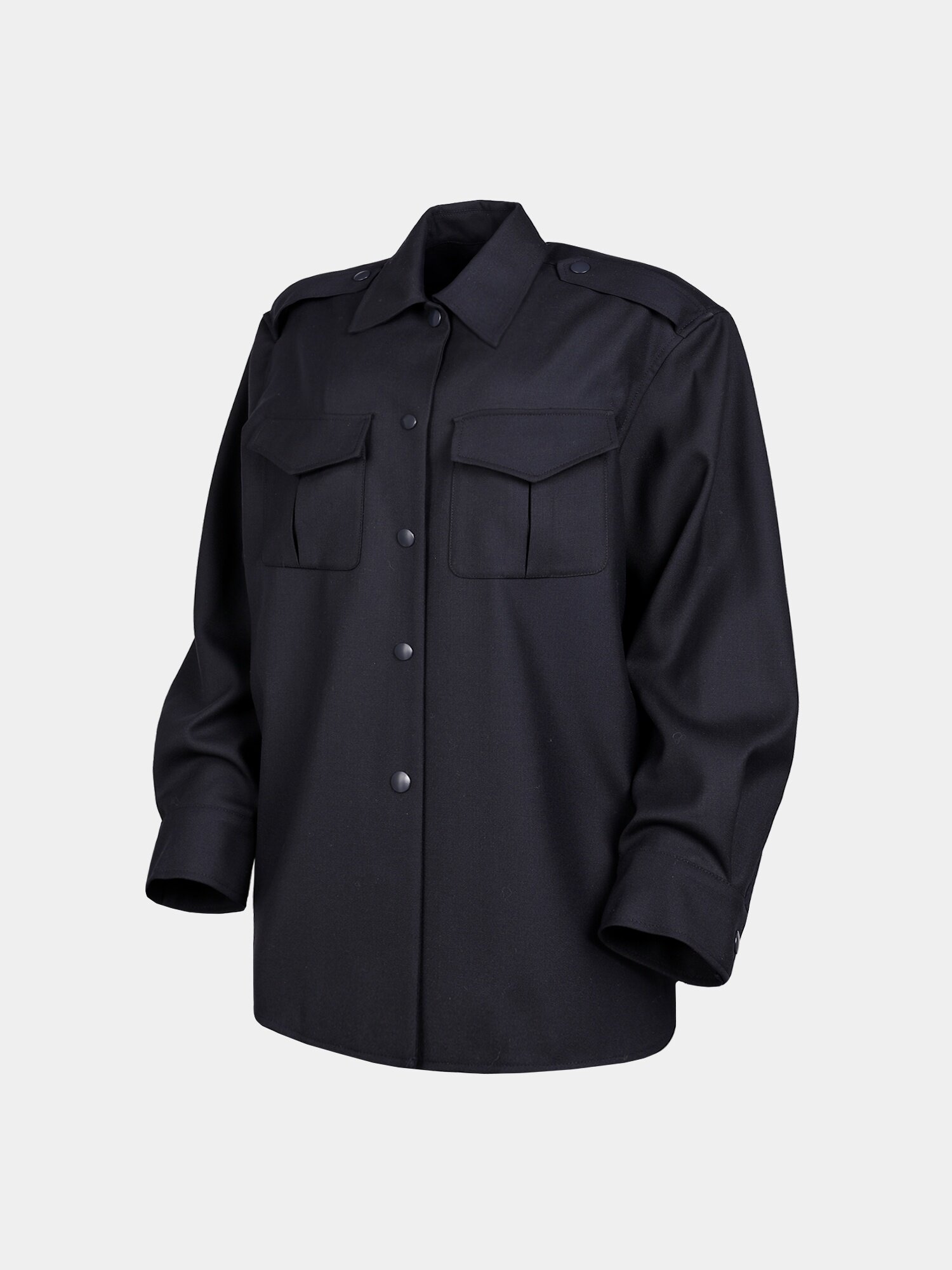 Рубашка SYSTEM STUDIOS Military Shirt-Jacket