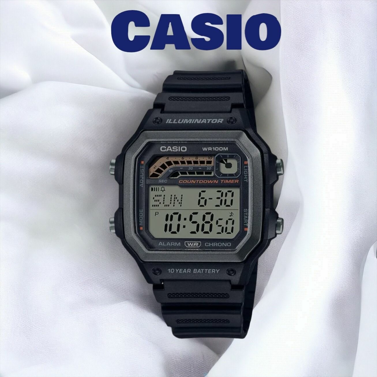 Наручные часы CASIO WS-1600H-1A