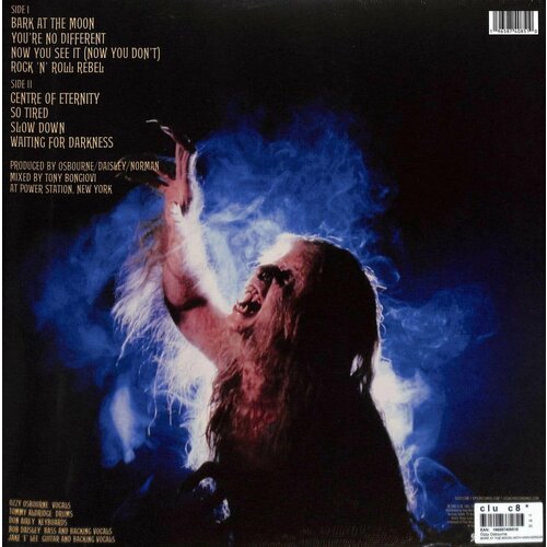 Ozzy Osbourne – Bark At The Moon (Blue Cobalt Translucent Vinyl) ozzy osbourne bark at the moon cd remastered