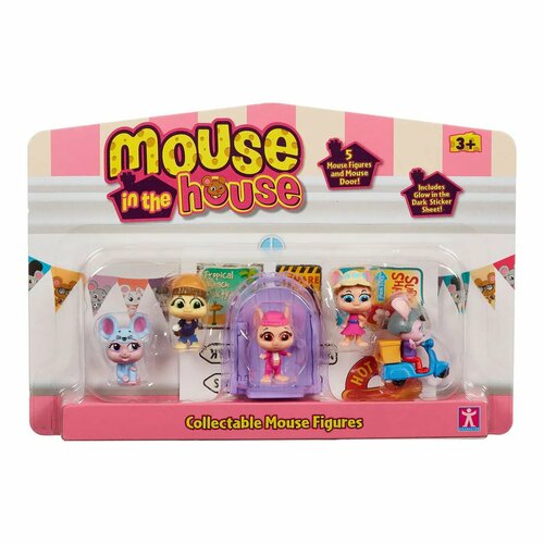 Набор игровой Mouse in the House Милли и мышки Розовый 5в1 41726 3247₽