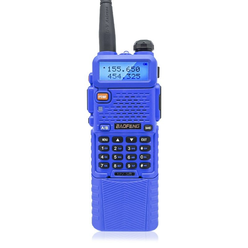 Рация Baofeng UV-5R 8W с аккумулятором 3800 мАч Синий, с батареей 3800mAh (UV-5R 8W)