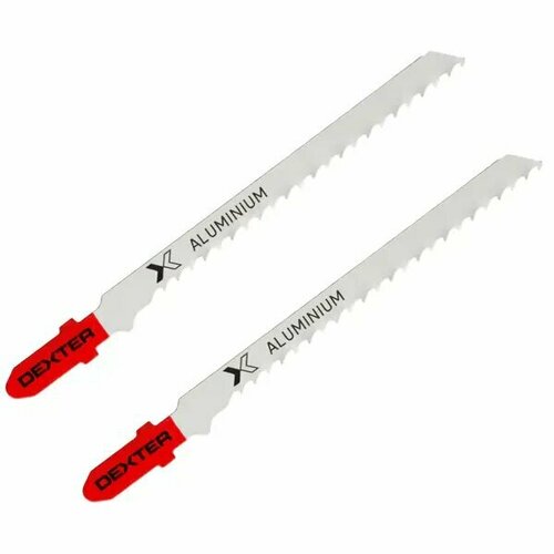 Пилка для электролобзика по алюминию Dexter T227D чистый рез 76 мм 2 шт 816₽