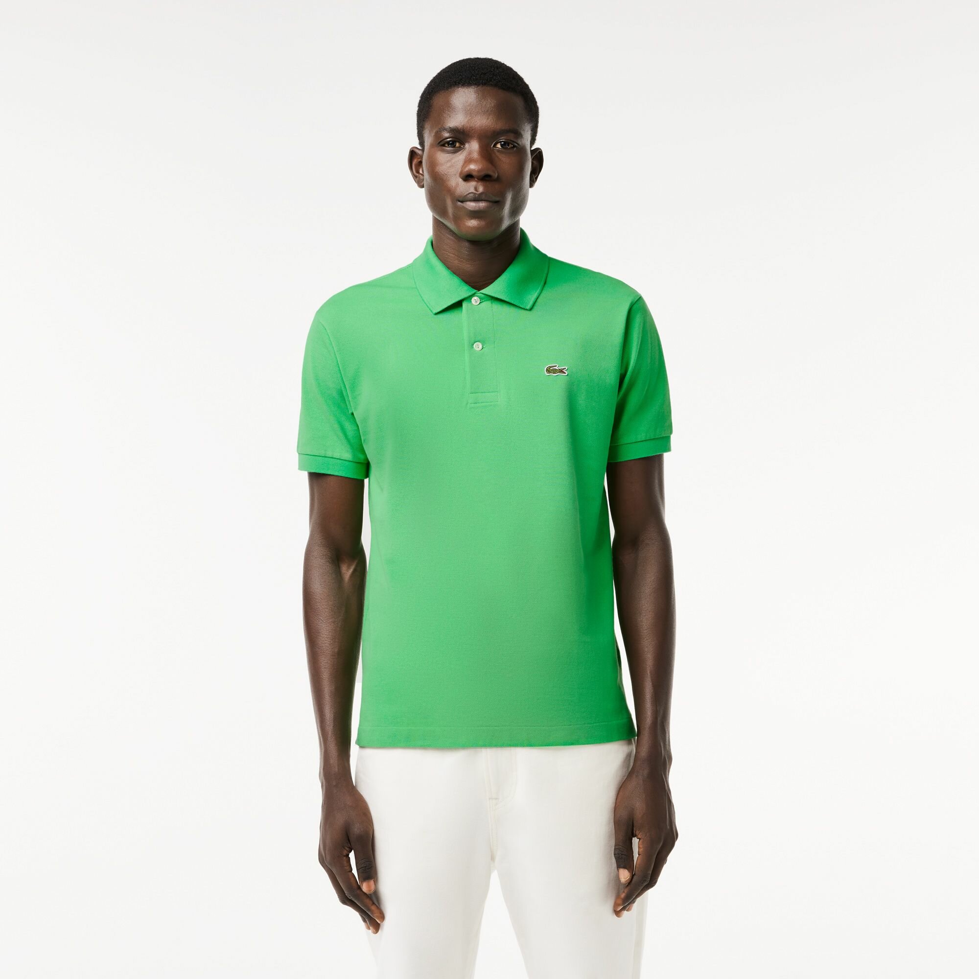 Мужское поло Lacoste Classic Fit, ярко-зеленый, 48