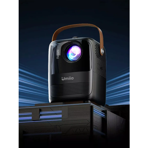 Домашний проектор для кинофильмов Umiio Q1 для дачи для учебы портативный черный 769000₽
