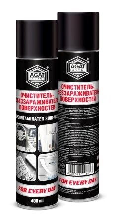 фото Очиститель-обеззараживатель поверхностей AGAT-AVTO 400мл аэрозоль