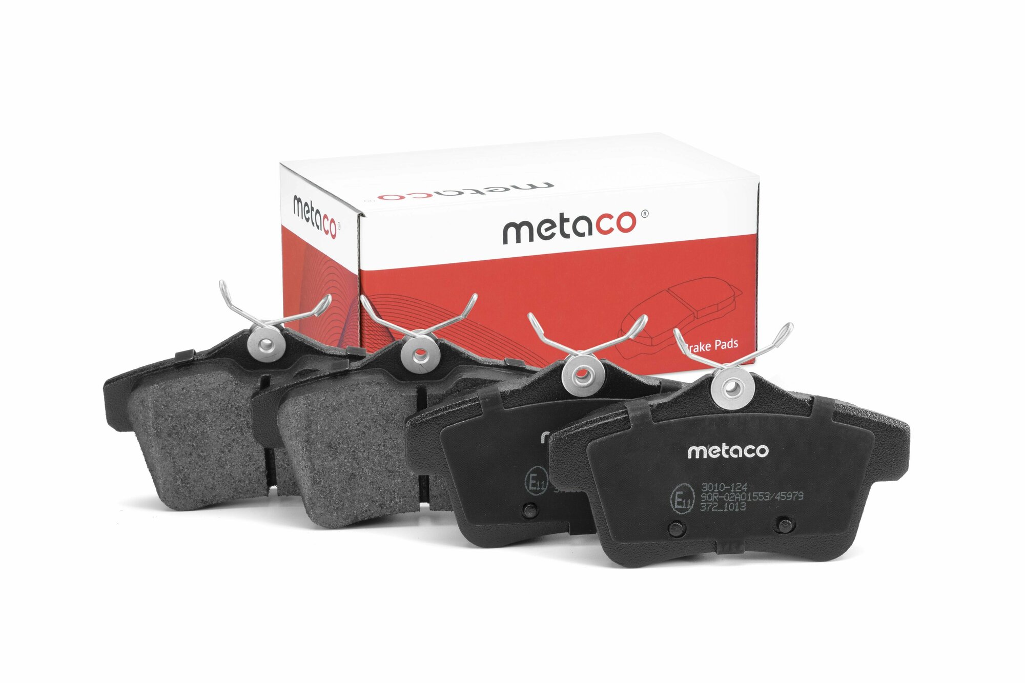 Колодки тормозные задние дисковые к-кт Metaco 3010-124